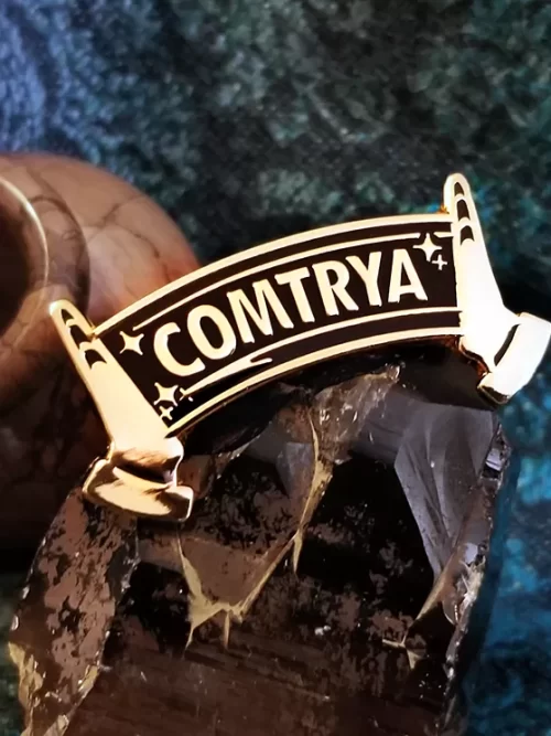 Stargate Gold COMTRYA! Enamel Pin
