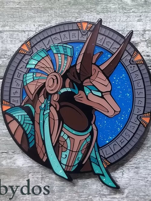 Stargate: Shield of Anubis Enamel Pin