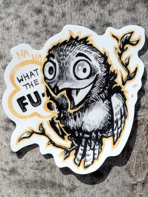 WTF Potoo - Vinyl Sticker